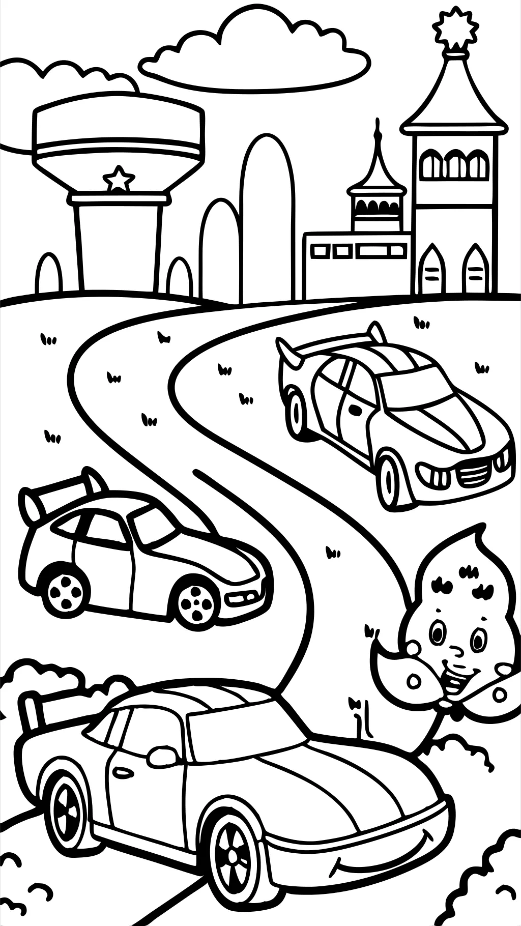 print car coloring pages